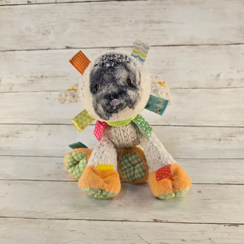 Mary Meyer Taggies Signature Collection Lamb Plush Sensory Stuffed Animal 12in